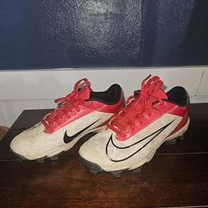 Nike Kids Black and Red Sneakers